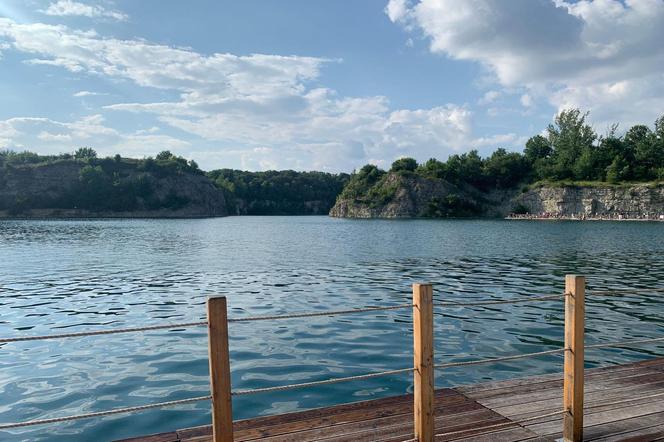 Výhled na park Zakrzówek.